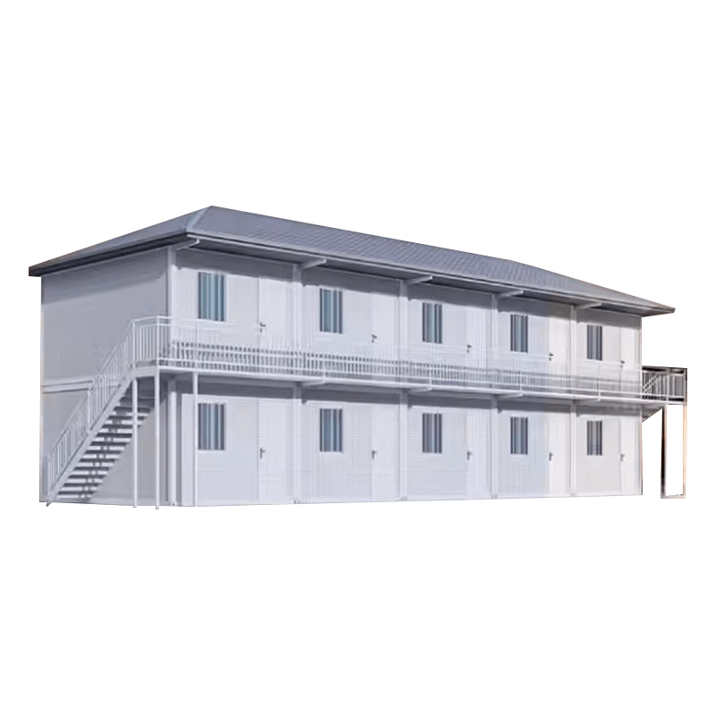 Nagy kollégiumi konténeres moduláris előregyártott ház