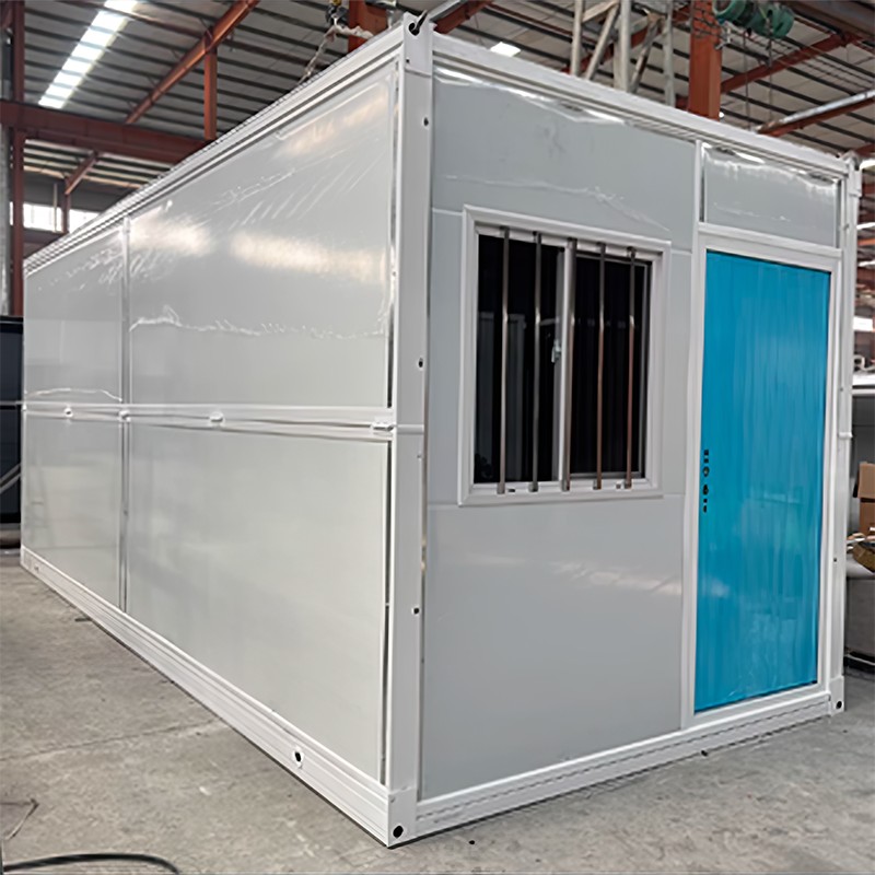 Modern hordozható összecsukható előregyártott konténerház Modern hordozható összecsukható előregyártott konténerház